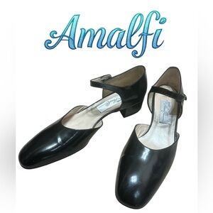 Amalfi Women's Black Leather Shoes